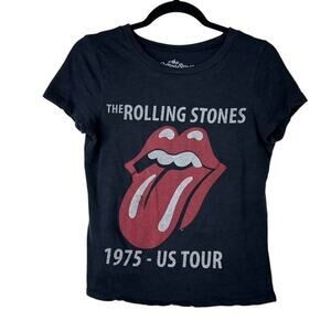 The Rolling Stones 1975- US Tour Short Sleeve Crewneck Graphic Tee XS